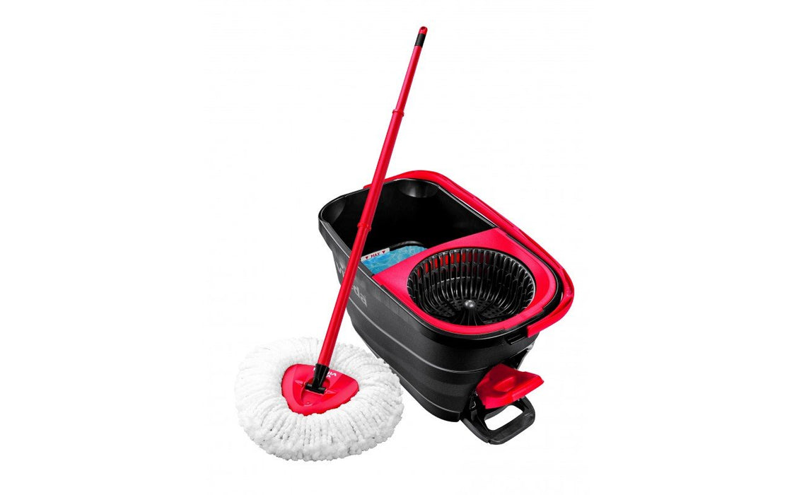 EAN 4023103208476 - Vileda Turbo Smart mopa, fregona y cubo Tanque individual Negro, Rojo imagen 1
