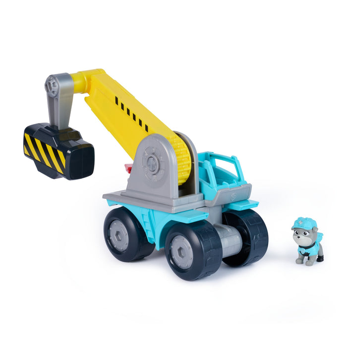 Spinmaster Rubble & Crew - Motors Mega-Hammer-Construcción Vehículo Con Motor-Figur (Con Baggerschaufel, Schweissbrenner, Schraubenzieher, Llave Y Rubble Hundefigur) 6074960