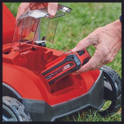 EAN 4006825655223 - Einhell GC-SC 18/28 Li-Solo Cortacésped manual Batería Negro, Rojo imagen 6