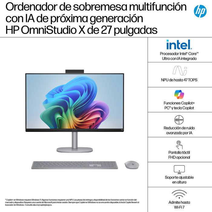 EAN 199251197628 - HP OmniStudio X 27-cs1008ns Copilot+ PC Intel Core Ultra 5 226V 68,6 cm (27") 1920 x 1080 Pixeles PC todo  imagen 3