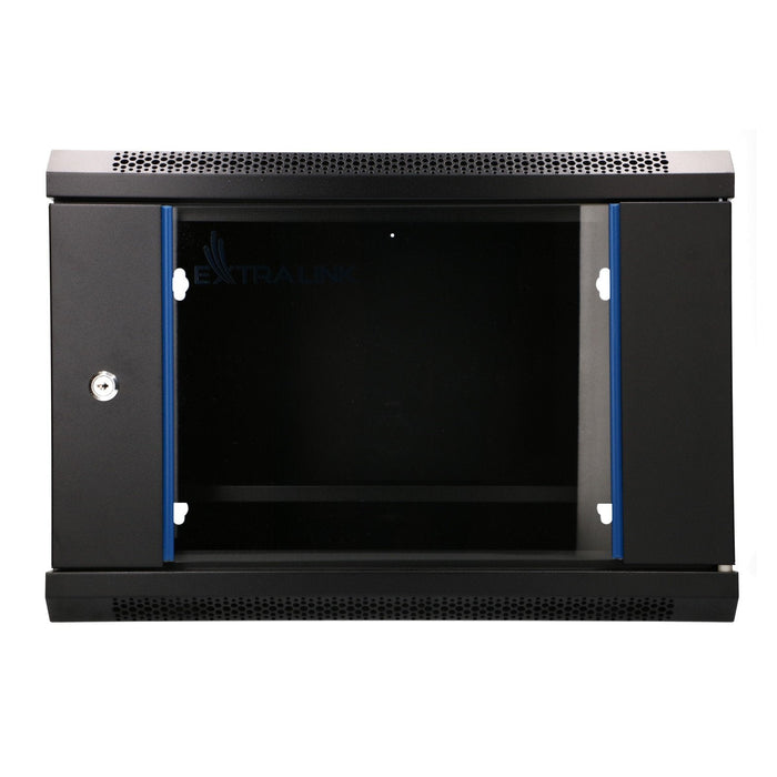 Extralink Lite 6u 530x400 Wall-Mounted Rackmount Cabinet Negro With Shelf