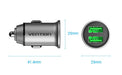 EAN 6922794761636 - Vention FFAH0 cargador de dispositivo móvil Universal Gris Encendedor de cigarrillos Carga rápida Auto imagen 2