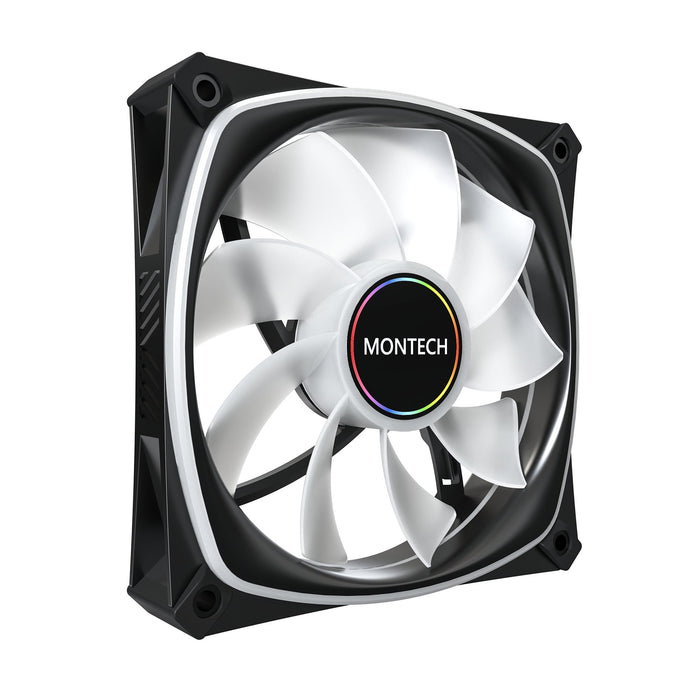 EAN 4710562748727 - Montech RX120 PRO Carcasa del ordenador Ventilador 12 cm Blanco 1 pieza(s) imagen 2