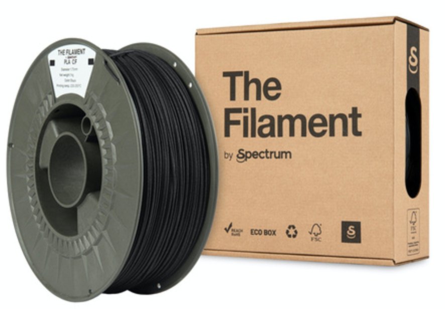 The Filament · Pla Cf · Negro · 1.75mm · 1kg