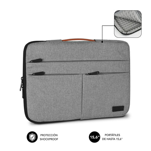 EAN 8436586742720 - SUBBLIM SUBLS-AP36051 maletines para portátil 39,6 cm (15.6") Gris imagen 2
