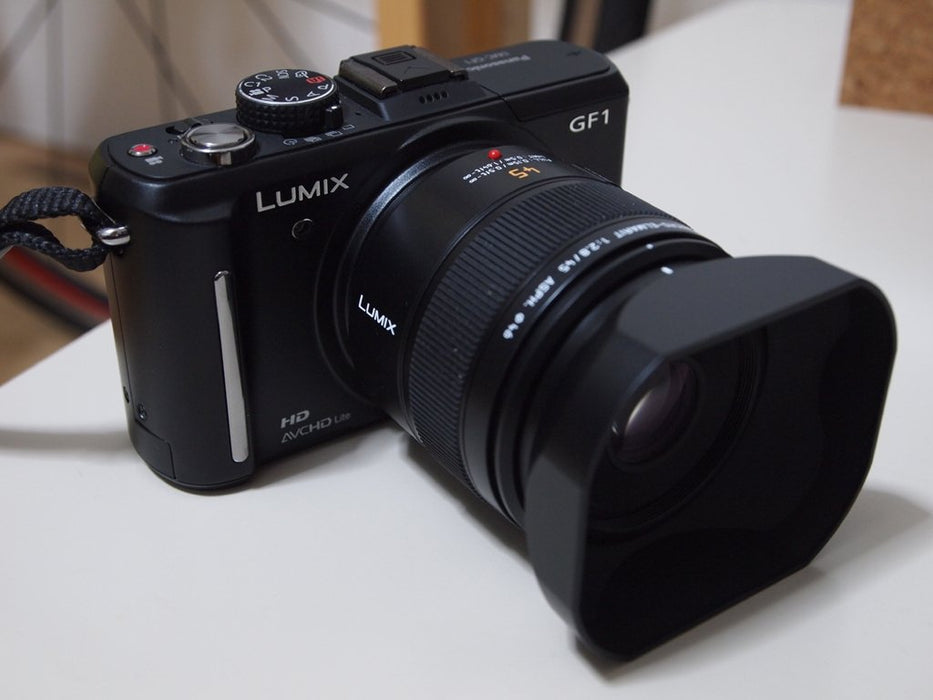 Objetivo Panasonic H-Es045  Slr Negro