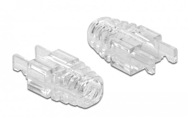 Delock 86471 Protector De Cable Transparente 20 Pieza(S), Doble Protección Transparente, Rj-45, Transparente, 20 Pieza(S)