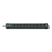 EAN 4007123624423 - Brennenstuhl 1951100100 base múltiple 3 m 10 salidas AC Interior Negro imagen 8