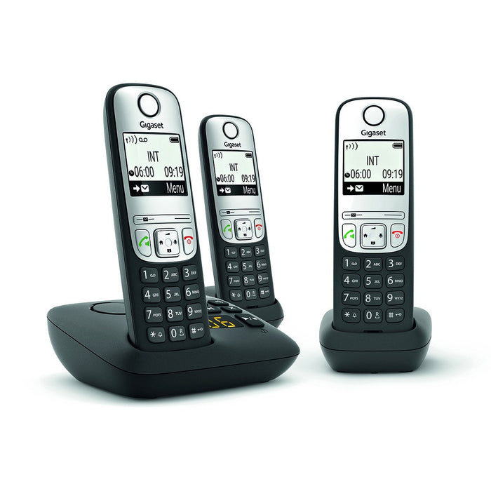 EAN 4250366855707 - Gigaset A690A Teléfono DECT/analógico Identificador de llamadas Negro imagen 1