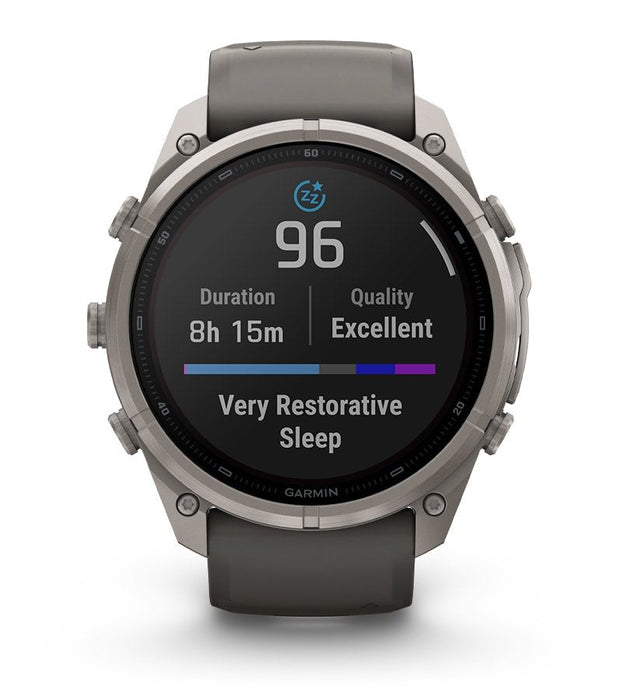 Garmin Fenix 9 Pro Inreach Lte 47mm Titanio Con Correa De Silicona En Gris