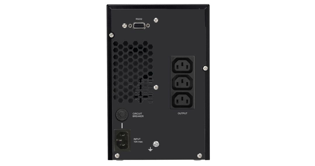 Sai Infosec E4 Value 1000 Sistema De Alimentación Ininterrumpida (Ups) Doble Conversión (En Línea) 1 Kva 3 Salidas Ac