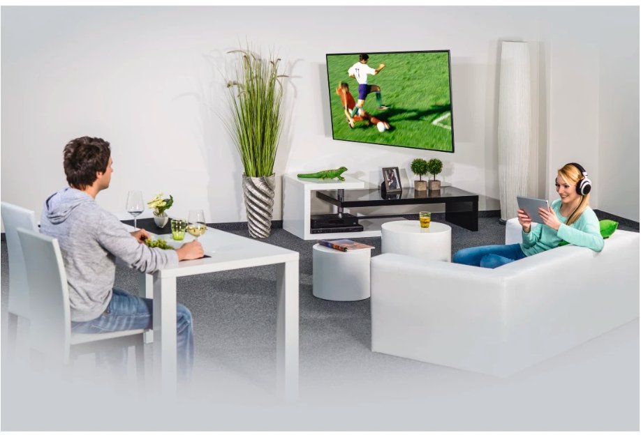 Soporte Mural Televisor, Negro, Articulado, De 32 A 65 Pulg, Carga Máx. 20 Kg