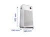 EAN 8718546312489 - Clean Air Optima CA-509Pro Smart 90 m² 45 W Blanco imagen 12