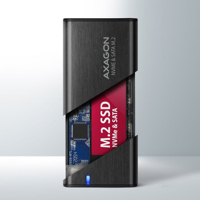 EAN 8595247907097 - Axagon EEM2-SB2 caja para disco duro externo Caja externa para unidad de estado sólido (SSD) Negro M.2 imagen 4