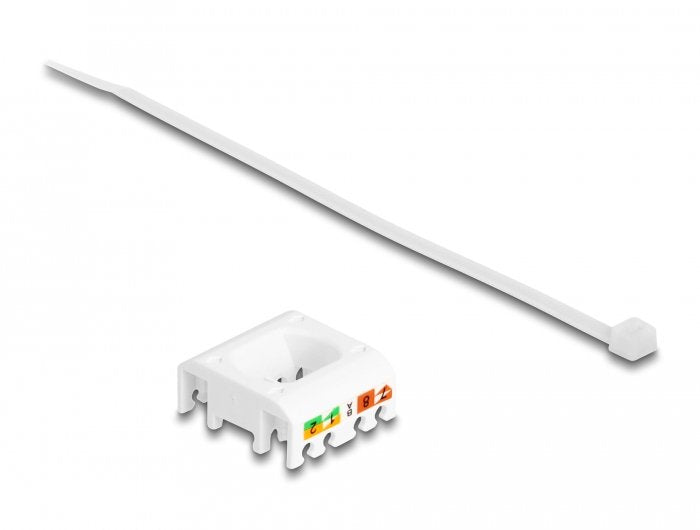 Delock 87952 Módulo Keystone Rj45 Hembra A Lsa Cat.6a Sin Herramientas Con Cubierta Antipolvo Roja