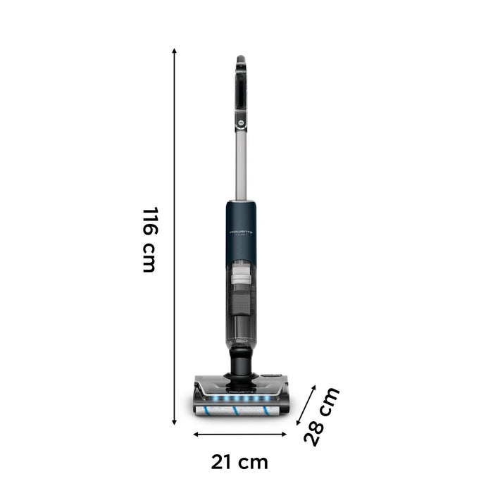 Rowenta X-Clean 7 - Mopa De Suelo Inalámbrica, Autonomía De 50 Minutos, Autolimpieza Y Secado