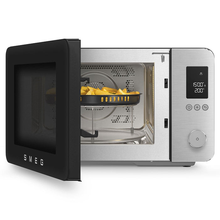 Microondas Smeg Moc02blmeu Combo De Sobremesa + Ventilador/Grill