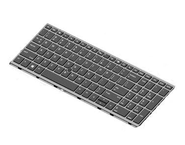 Kybd Bl Pvcy 15w -Fr L29477-051, Keyboard, French,