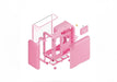 EAN 1220000352575 - HYTE X50 MID TOWER CASE STRAWBERRY MILK imagen 7
