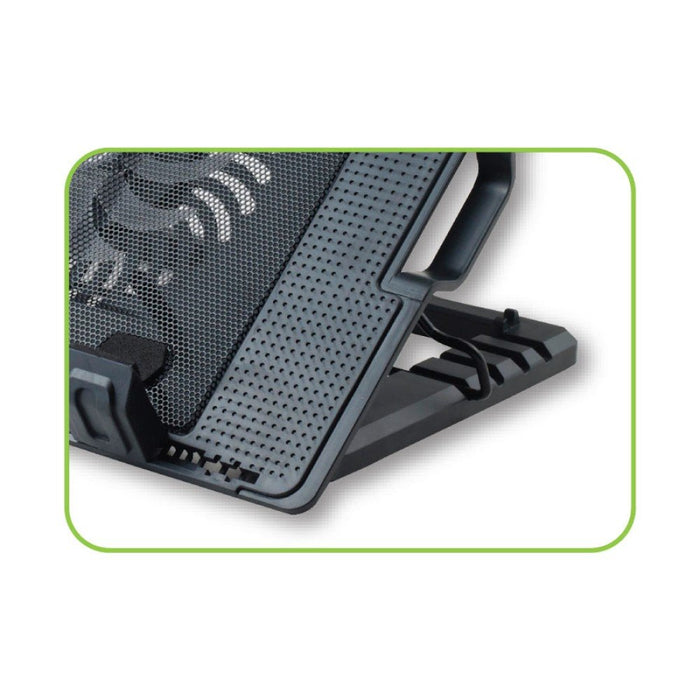 EAN 8051128106244 - Techly ICOOL-CP12TY almohadilla fría 43,9 cm (17.3") 1400 RPM Negro imagen 8