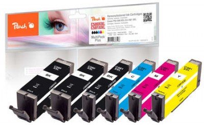 EAN 7640182386498 - Peach PI100-397 cartucho de tinta 6 pieza(s) Compatible Extra (Súper) alto rendimiento Negro, Cian, Magen imagen 1