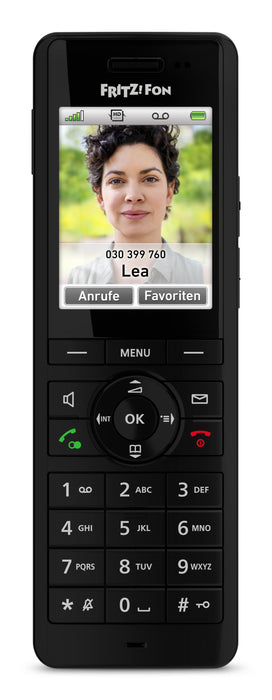 EAN 4023125029660 - Fon FRITZ! X6 Teléfono DECT Identificador de llamadas Negro imagen 4