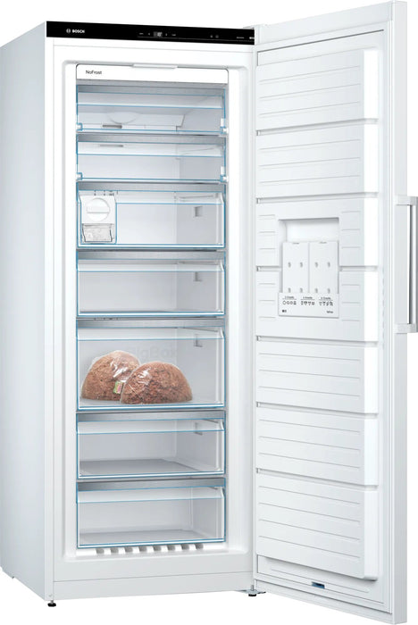 EAN 4242005196609 - Bosch Serie 6 GSN54AWDV congelador Congelador vertical Independiente 328 L Blanco imagen 3