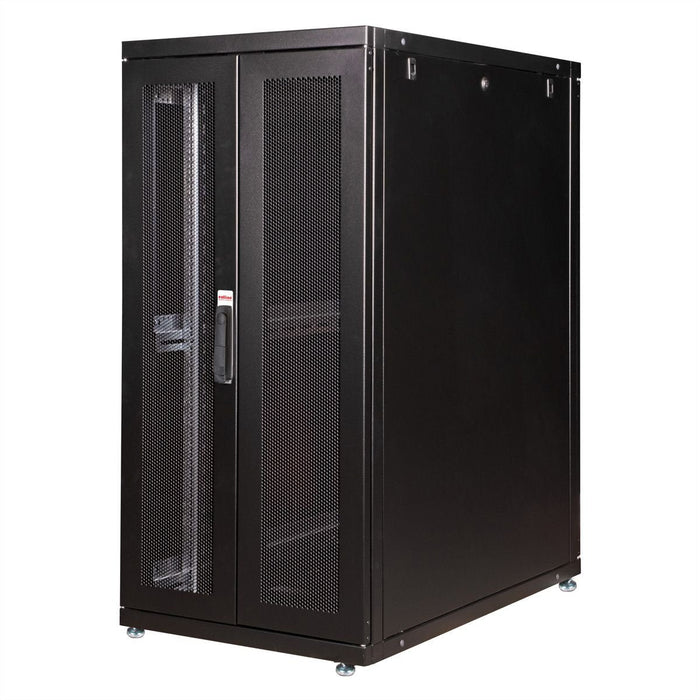 Roline 19-Zoll Serverschrank Pro 26 He, 600x1000 Bxt Schwarz