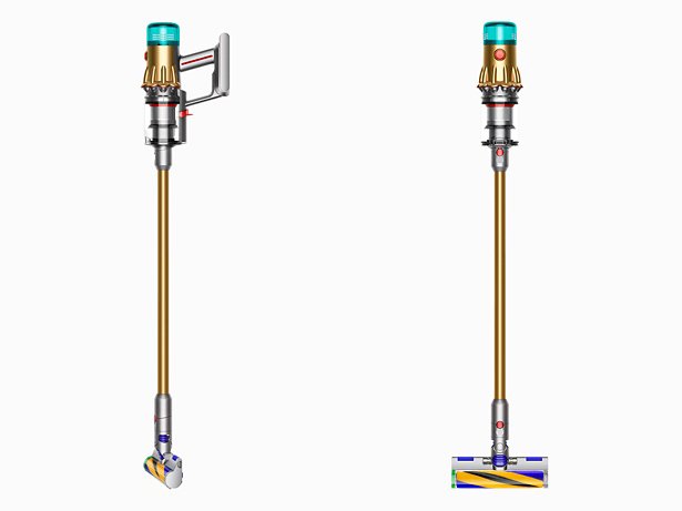 EAN 5025155086032 - Dyson V12 Detect Slim Absolute Aspiradora escoba 2 en 1 Batería Secar HEPA Sin bolsa Oro imagen 2