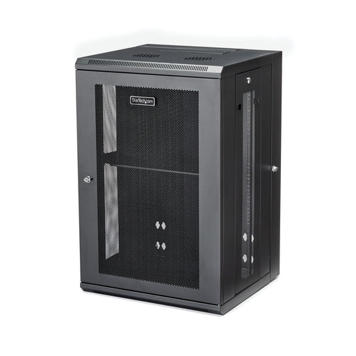EAN 65030870061 - StarTech.com RK1820WALHM armario rack Bastidor de pared Negro imagen 1