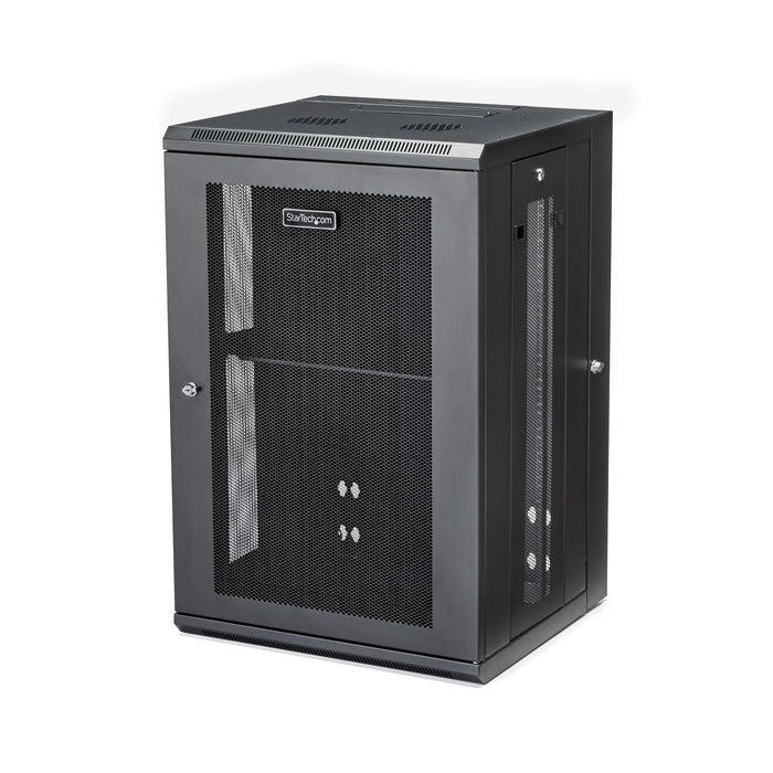 EAN 65030870061 - StarTech.com RK1820WALHM armario rack Bastidor de pared Negro imagen 1