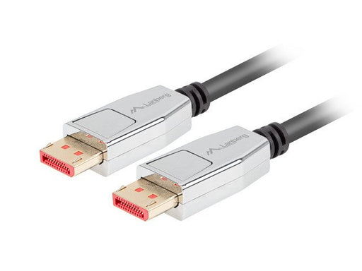 EAN 5901969428995 - Lanberg CA-DPDP-20CU-0018-BK cable DisplayPort 1,8 m Negro, Plata imagen 2