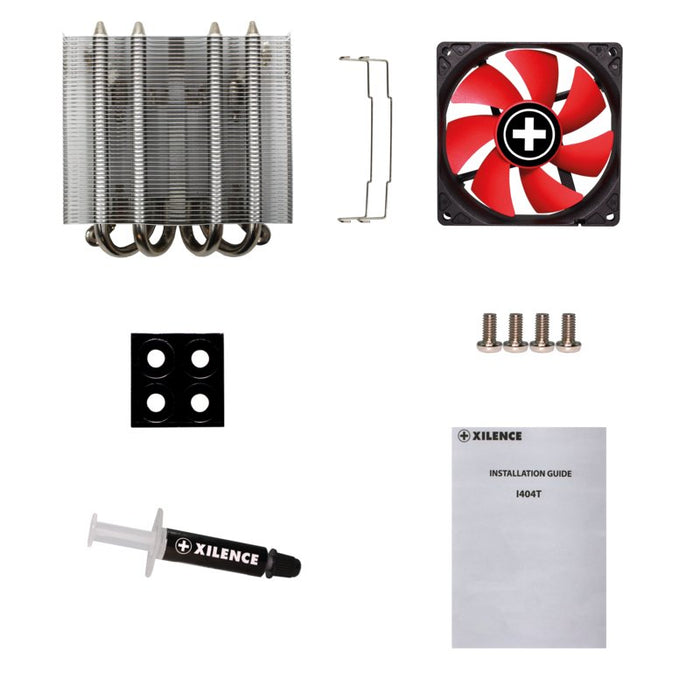 EAN 4044953501180 - Xilence XC041 sistema de refrigeración para ordenador Procesador Enfriador 9,2 cm Negro, Rojo imagen 8