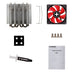 EAN 4044953501180 - Xilence XC041 sistema de refrigeración para ordenador Procesador Enfriador 9,2 cm Negro, Rojo imagen 8