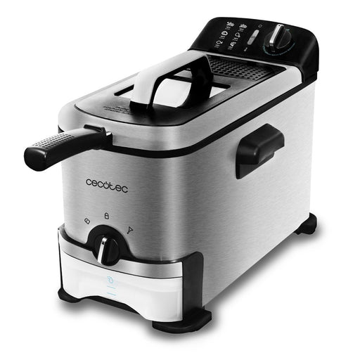 EAN 8435484030779 - Cecotec CleanFry Infinity 3000 ProFilter Sencillo 3 L 2400 W Freidora Negro, Acero inoxidable imagen 1