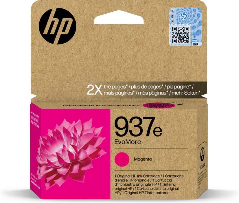 Tinta Original Hp 937e Evomore Magenta