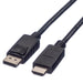 EAN 7611990133475 - ROLINE 11.04.5780 adaptador de cable de vídeo 1 m DisplayPort Negro imagen 1