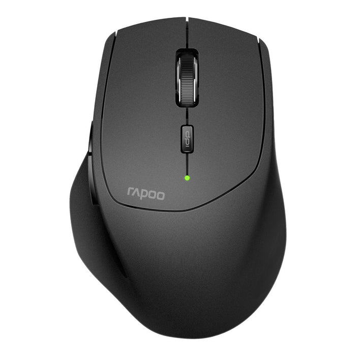 Rapoo Cableloses Multi-Mode-Deskset 9500m Qwertz Keyboard + Mouse Black