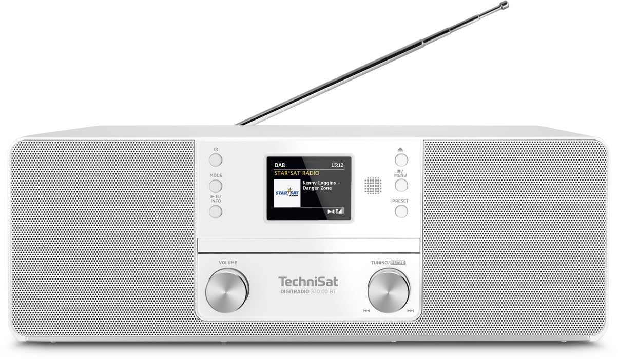 EAN 4019588139480 - TechniSat 370 CD BT Personal Analógico y digital Blanco imagen 1