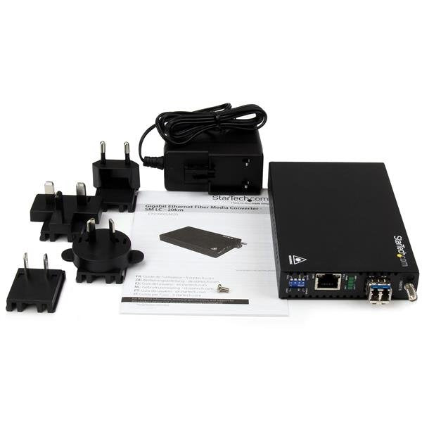 EAN 0065030864947 - StarTech.com ET91000SM20 convertidor de medio 2000 Mbit/s 1310 nm Negro imagen 5