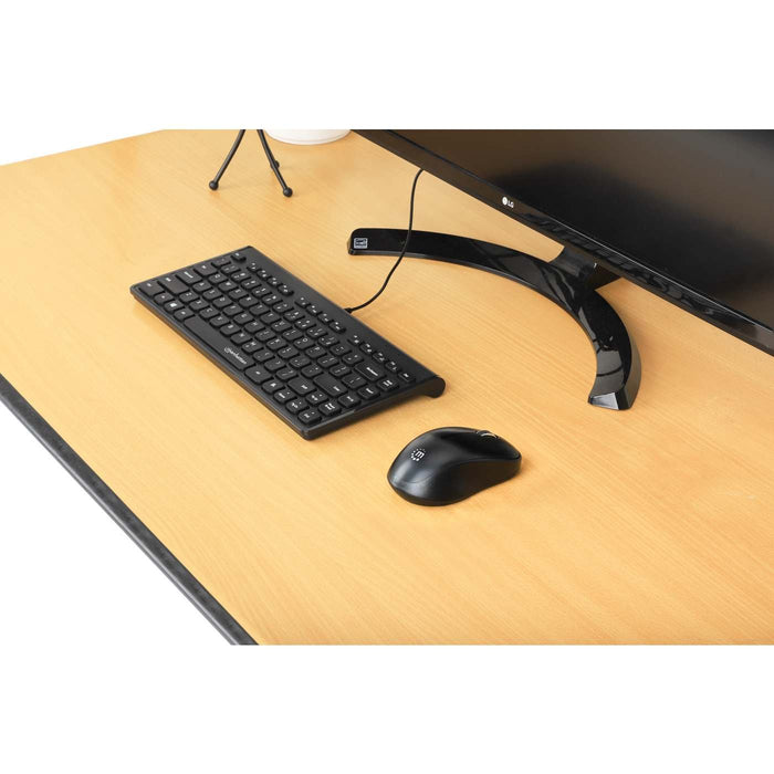 EAN 0766623180702 - Manhattan 180702 teclado Oficina USB QWERTY Negro imagen 6