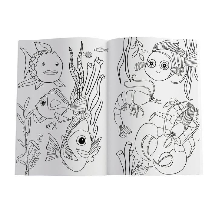 Pelikan 102018 Libro Para Colorear, Mundo Marino