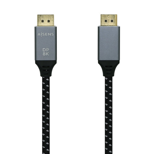 EAN 8436574704716 - AISENS A149-0435 cable DisplayPort 1 m Negro, Gris imagen 1