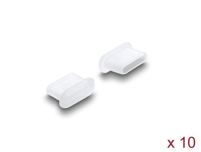 Delock Protección Contra El Polvo Para Usb Type-C Conector Hembra 10 Unidades Silicona Transparente