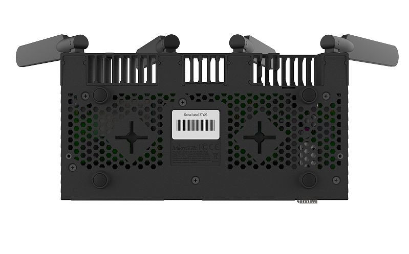 EAN 0708747435764 - Mikrotik RB4011iGS+5HacQ2HnD-IN router inalámbrico Gigabit Ethernet Doble banda (2,4 GHz / 5 GHz) Negro imagen 4