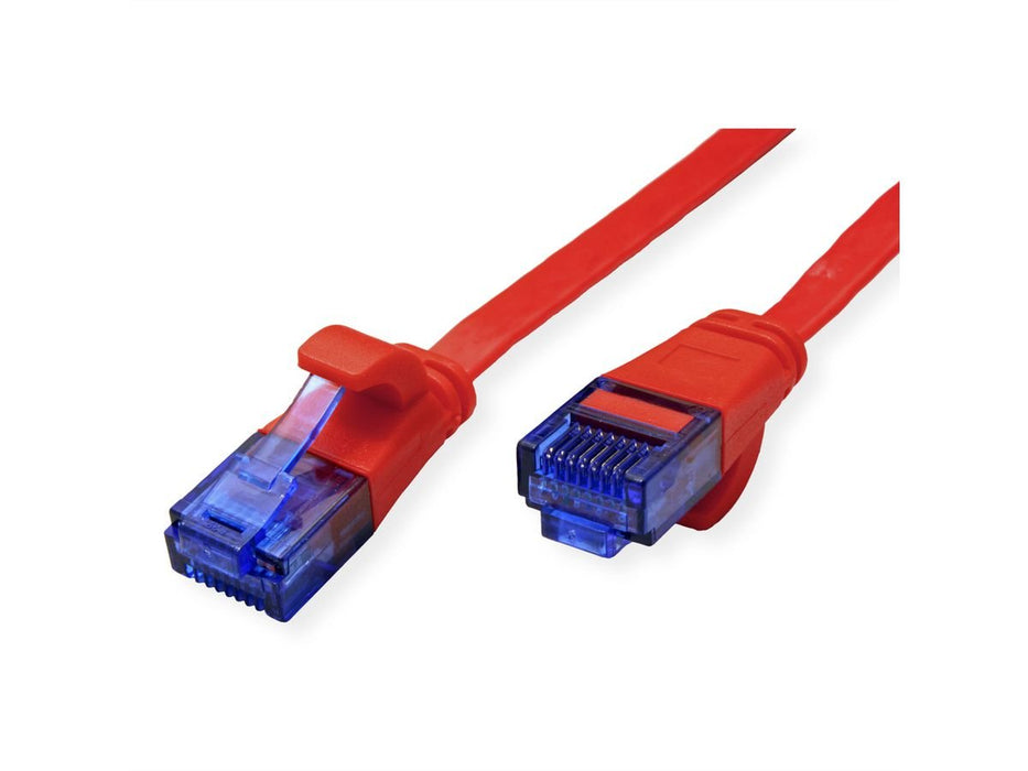 Value Cable De Red Cat.6a (Class Ea) Utp, Extra-Flach, Rot, 2 M