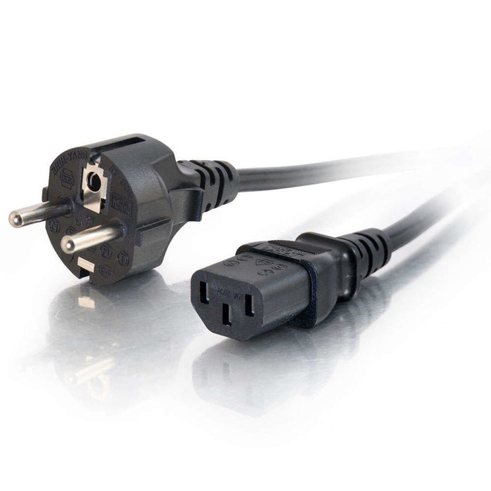 EAN 0757120885467 - C2G 5m Power Cable Negro CEE7/7 C13 acoplador imagen 1