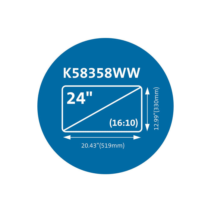 EAN 0085896583585 - Kensington K58358WW filtro para monitor 61 cm (24") imagen 7