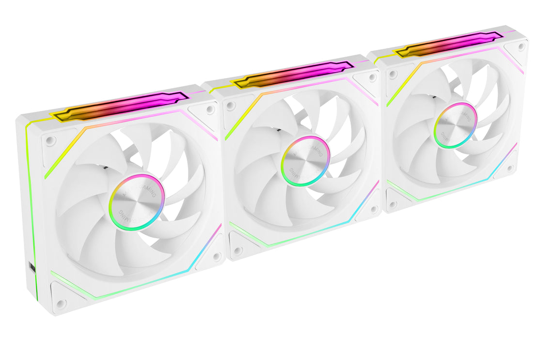 EAN 8435693111337 - Mars Gaming MF-LINKFINITYKIT2W Carcasa del ordenador Ventilador 12 cm Blanco 3 pieza(s) imagen 4