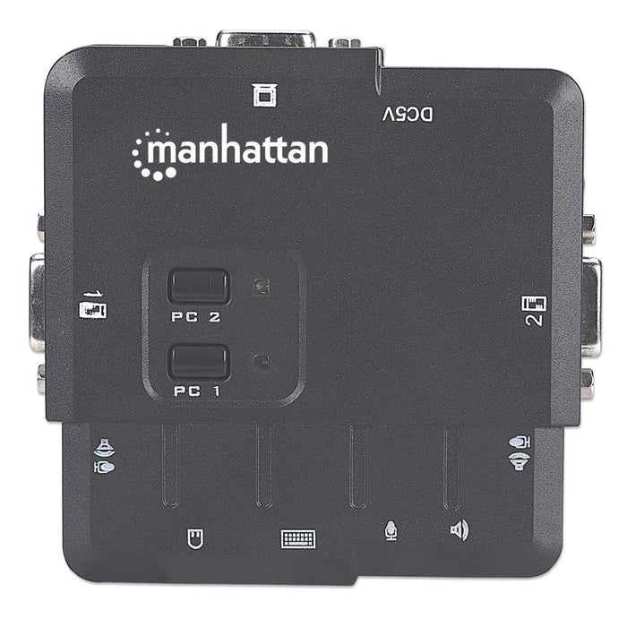 EAN 766623151252 - Manhattan 151252 interruptor KVM Negro imagen 6